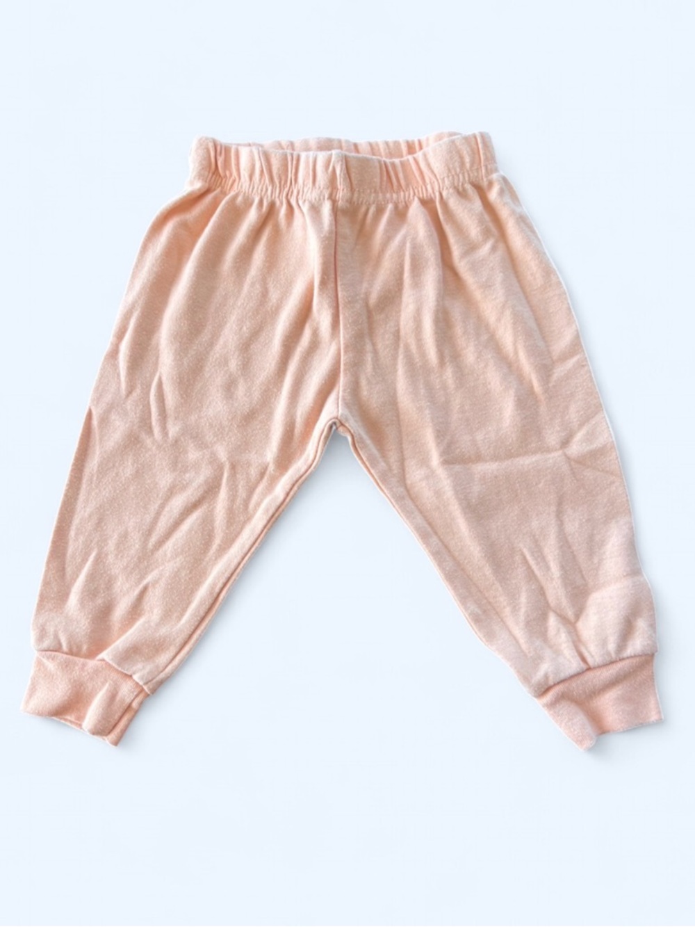 Unisex 6-9 months baby peach joggers